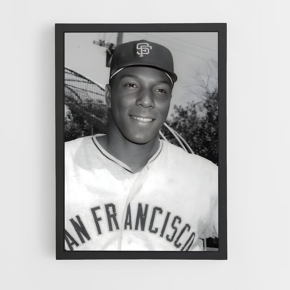 Poster Willie en Action – affiche Baseball (vue 2)